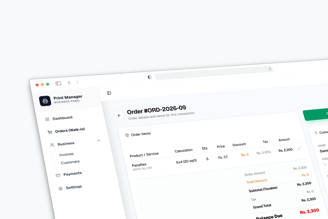 Print SaaS Full Stack Product Development